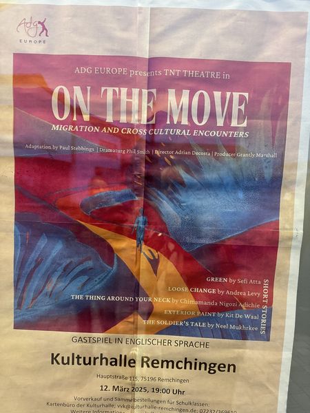 On the move….
